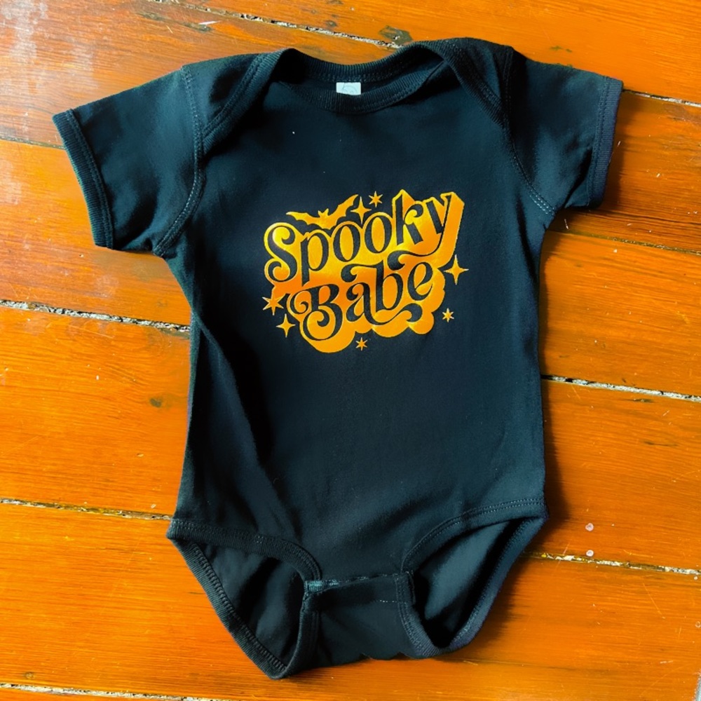 “Spooky Babe” Baby One Piece